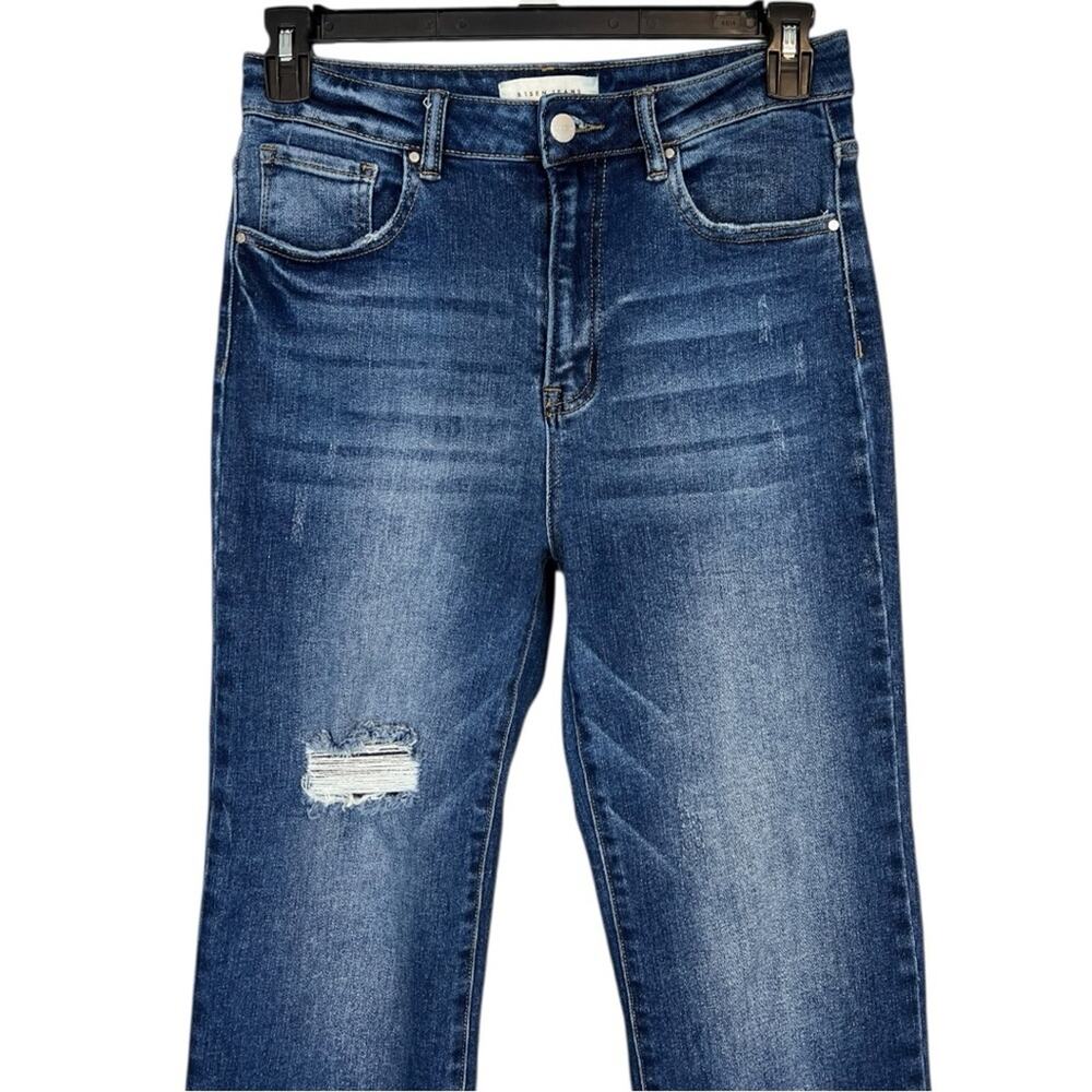 Risen Jeans Sz 30 High Rise Straight Slim Flare Ankle Jeans - RDP5711 - Picture 5 of 15
